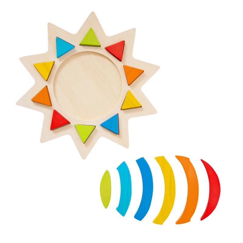 Rainbow in the Sun Puzzle, Puzzles Learning SPACE