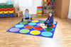 Rainbow™ Circles Placement 2x2m Carpet, Learning SPACE