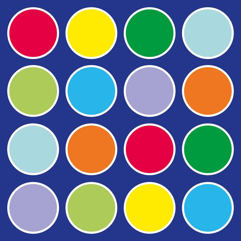 Rainbow™ Circles Placement 2x2m Carpet, Learning SPACE