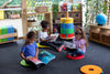 Rainbow™ Circular Sit Mats & Donut™ Trolley-Calmer Classrooms,Classroom Furniture,Classroom Packs,Dropship,Mats,Mats & Rugs,Outdoor Classroom,Sit Mats-Learning SPACE