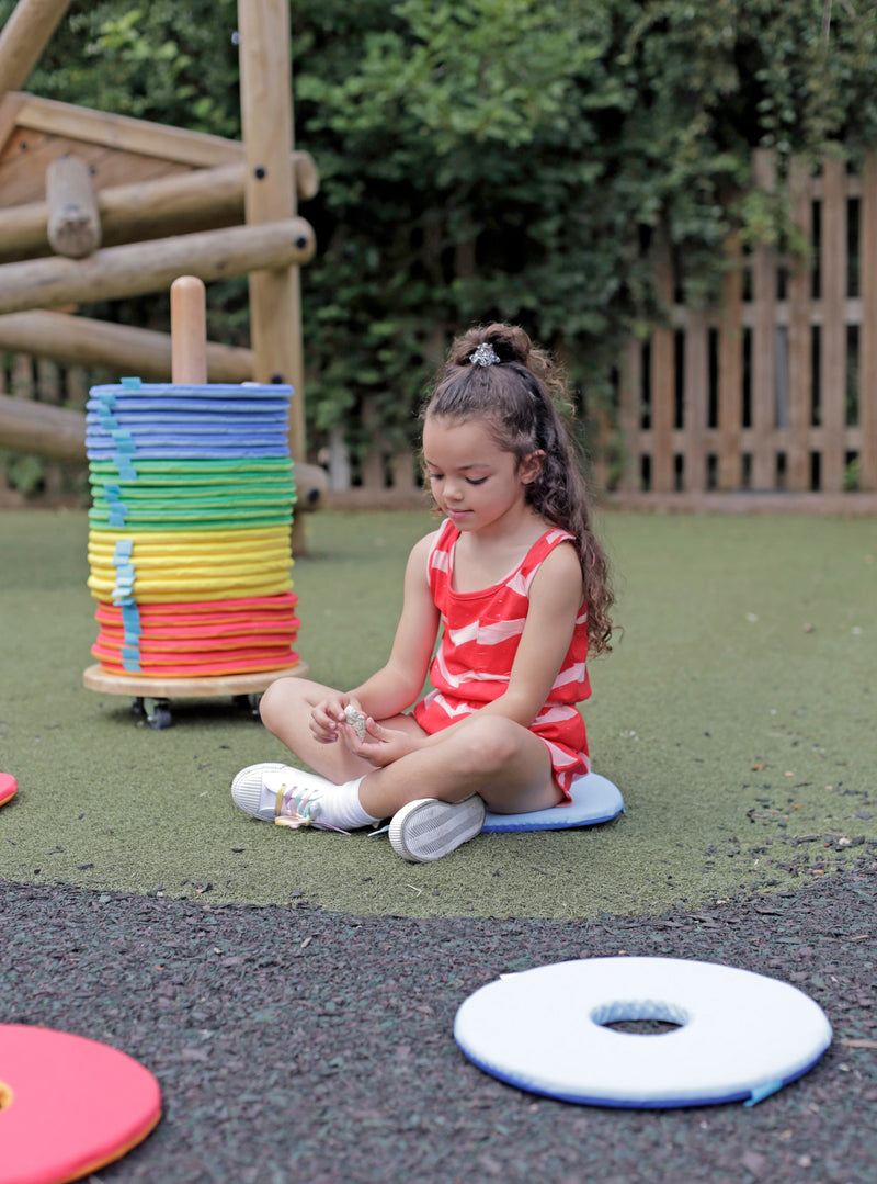 Rainbow™ Circular Sit Mats & Donut™ Trolley, Learning SPACE