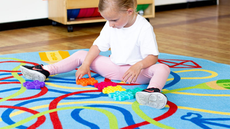 Rainbow™ Colour Tubes 2m Carpet, Learning SPACE