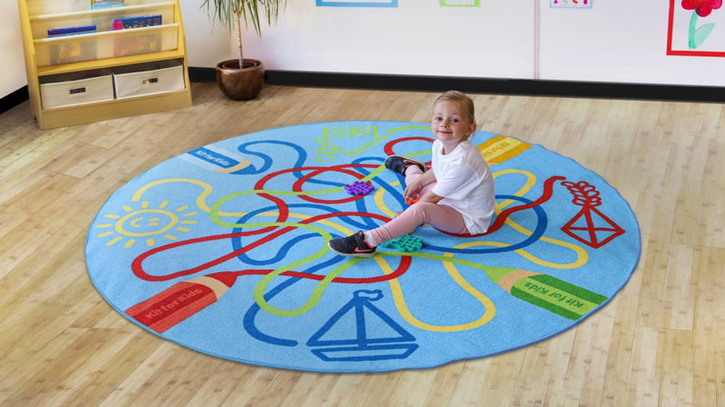 Rainbow™ Colour Tubes 2m Carpet, Learning SPACE