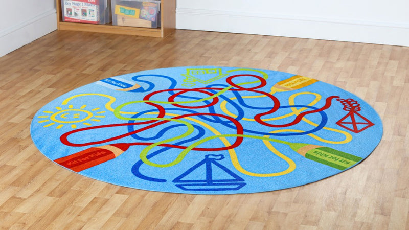 Rainbow™ Colour Tubes 2m Carpet, Learning SPACE
