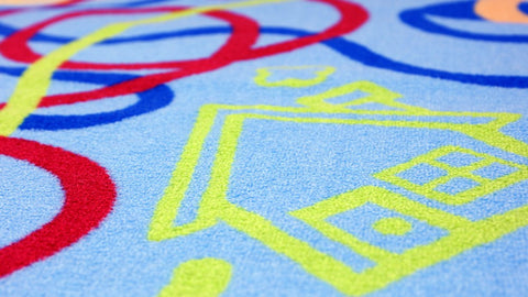 Rainbow™ Colour Tubes 2m Carpet-Counting Numbers & Colour,Dropship,Kit For Kids,Mats & Rugs,Multi-Colour,Round,Rugs,Wellbeing Furniture-Learning SPACE