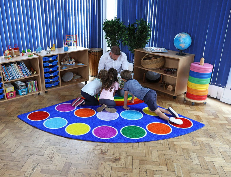 Rainbow™ Corner Placement 2x2m Carpet, Learning SPACE