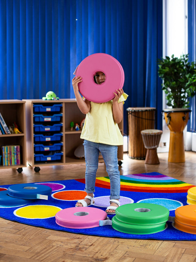 Rainbow™ Corner Placement 2x2m Carpet, Learning SPACE
