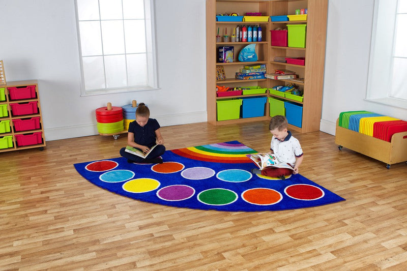 Rainbow™ Corner Placement 2x2m Carpet, Learning SPACE