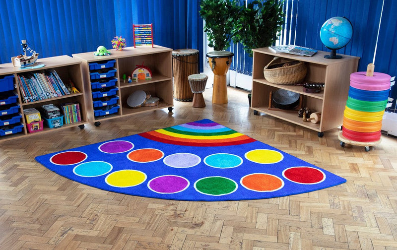 Rainbow™ Corner Placement 2x2m Carpet, Learning SPACE