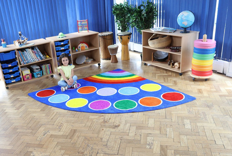 Rainbow™ Corner Placement 2x2m Carpet, Learning SPACE