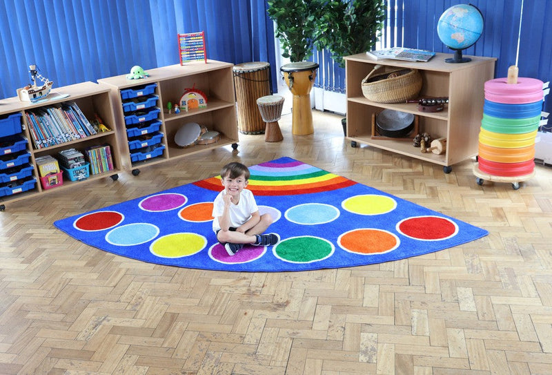 Rainbow™ Corner Placement 2x2m Carpet, Learning SPACE