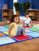 Rainbow™ Rectangle Placement Squares Carpet-Kit For Kids, Mats & Rugs, Multi-Colour, Placement Carpets, Rainbow Theme Sensory Room, Rectangular, Rugs, Wellbeing Furniture-Learning SPACE