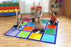 Rainbow™ Square Placement Carpet 2x2m-Dropship,Kit For Kids,Mats & Rugs,Multi-Colour,Placement Carpets,Rainbow Theme Sensory Room,Rugs,Square,Wellbeing Furniture-Learning SPACE