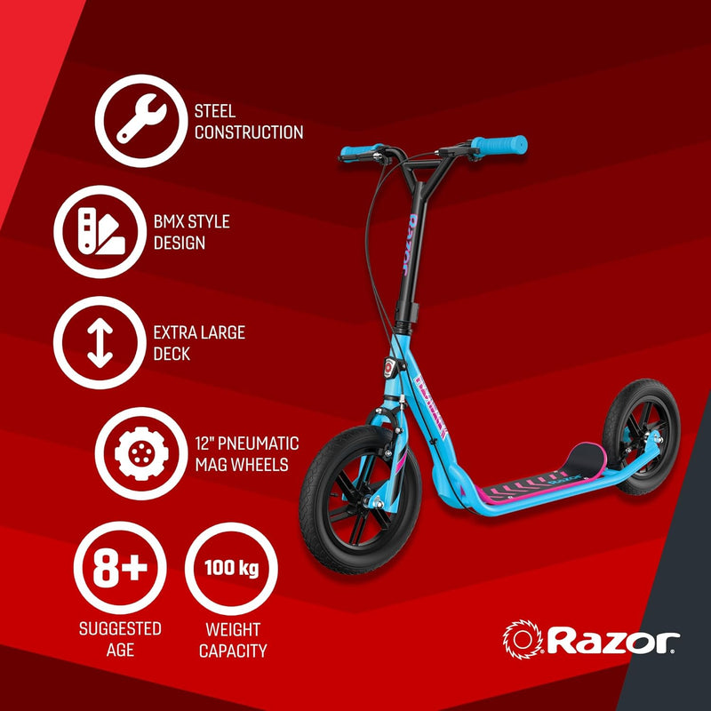 Razor FlashBack Scooter – Retro Style, LED Fun, Learning SPACE