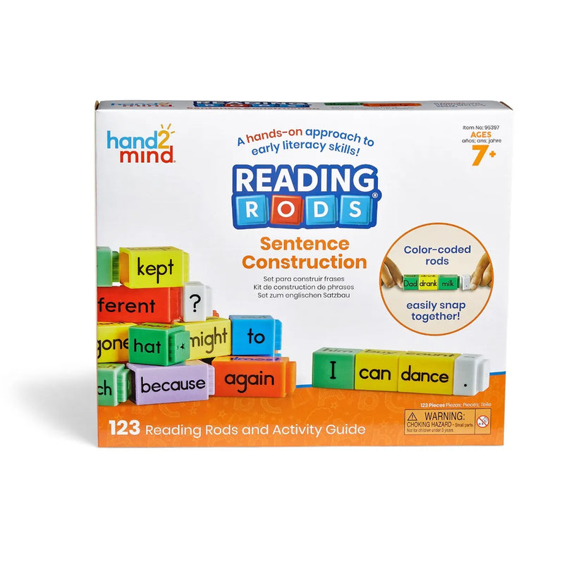 Reading Rods® Sentence Construction, Learning SPACE