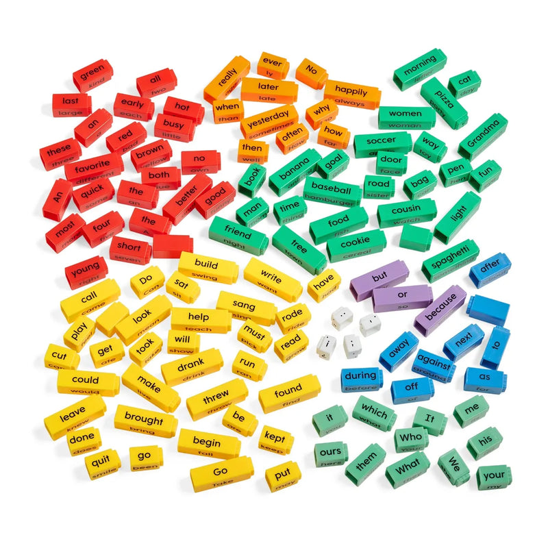 Reading Rods® Sentence Construction, Learning SPACE