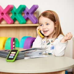 Rechargeable Mini Mobile Phones 4pk, Pretend Play Learning SPACE