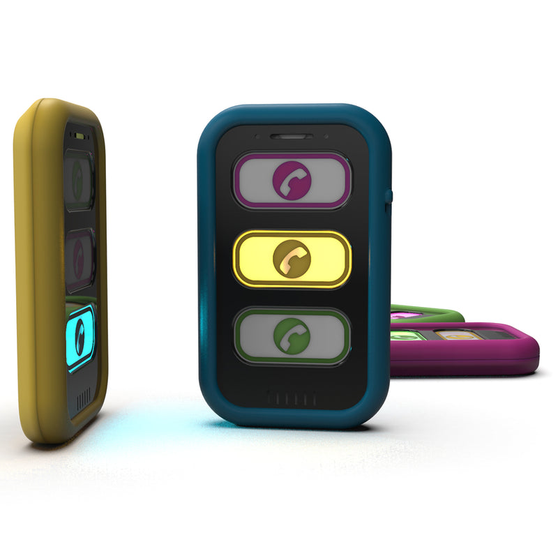 Rechargeable Mini Mobile Phones 4pk, Pretend Play Learning SPACE