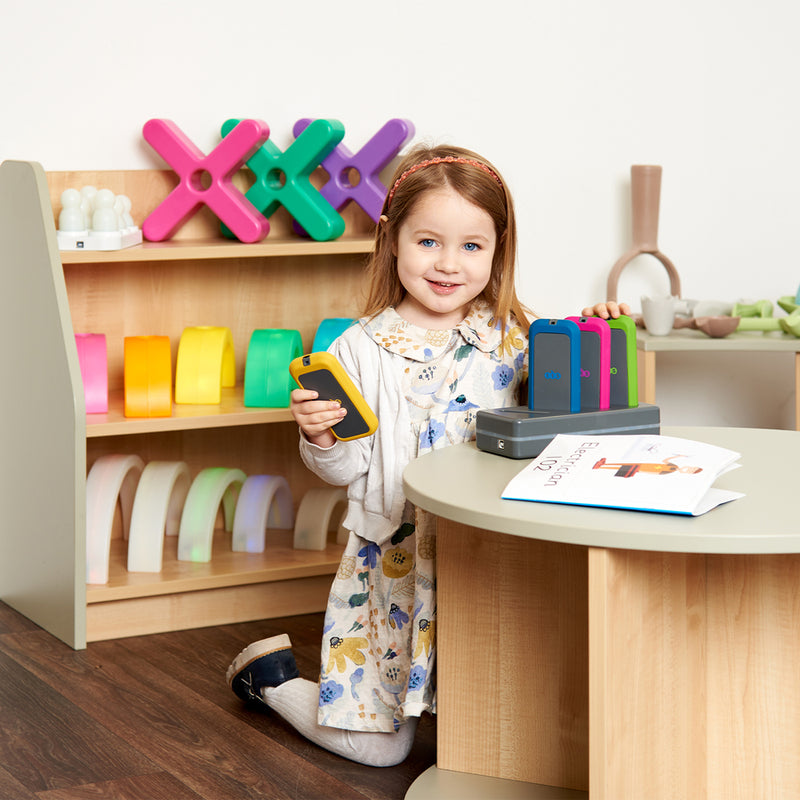 Rechargeable Mini Mobile Phones 4pk, Pretend Play Learning SPACE