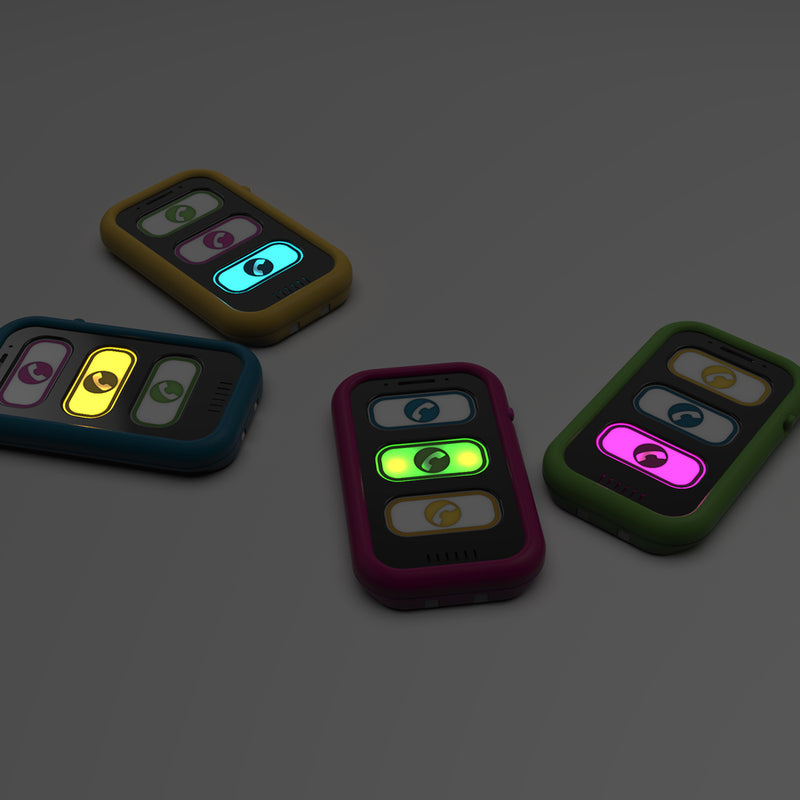 Rechargeable Mini Mobile Phones 4pk, Pretend Play Learning SPACE