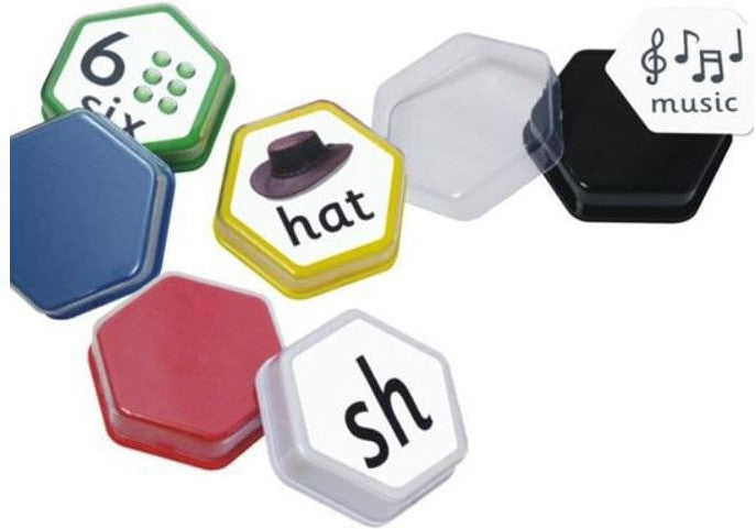 Recordable Talking Tiles - Pack of 6, Learning SPACE