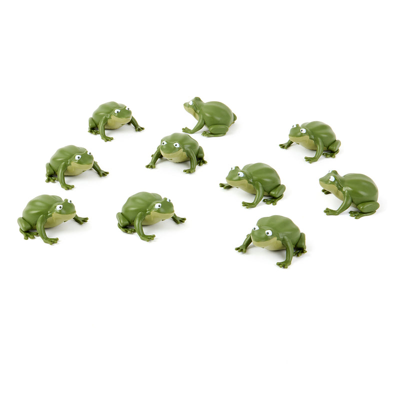 Recordable Terrific Talking Frogs 10pk, Talking Buttons Learning SPACE