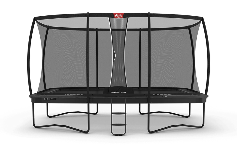 Rectangle BERG Ultim Elite Trampoline With Safety Net - Public Use Approved, Learning SPACE