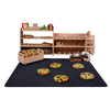 Rectangular Charcoal Classroom Rug 2m x 1.6m-Cosy Direct, Plain Carpet, Rectangular, Rugs, Wellbeing Furniture-Learning SPACE