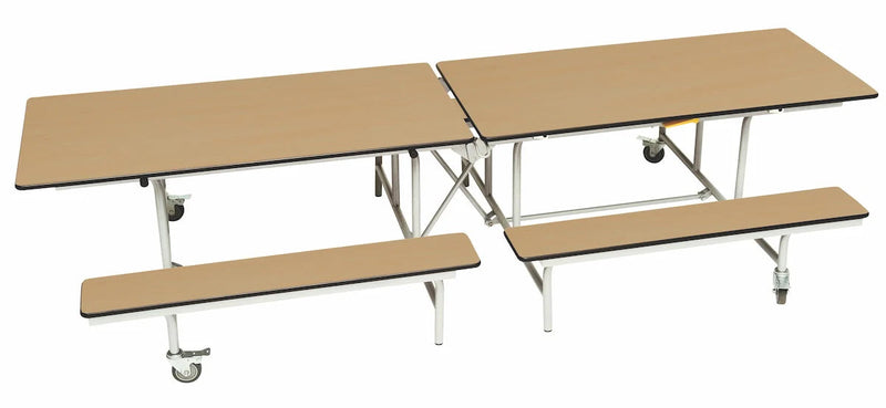 Rectangular Mobile Folding Bench Unit- Age Range 11+, Oak Learning SPACE