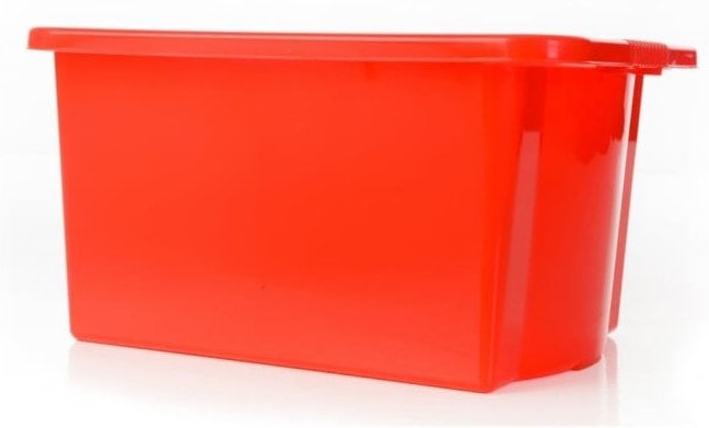 Red 30L Plastic Storage Box with Lid!, Learning SPACE