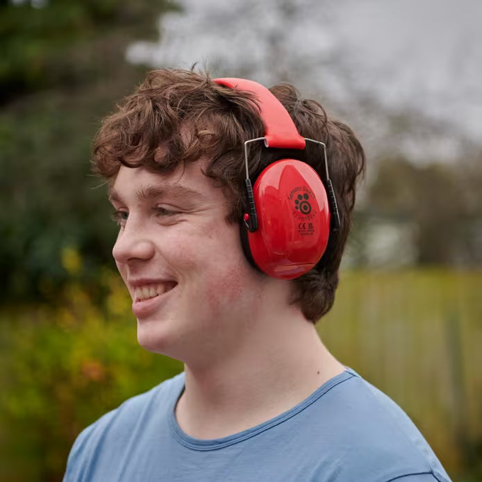Red Adjustable Ear Defenders, Learning SPACE