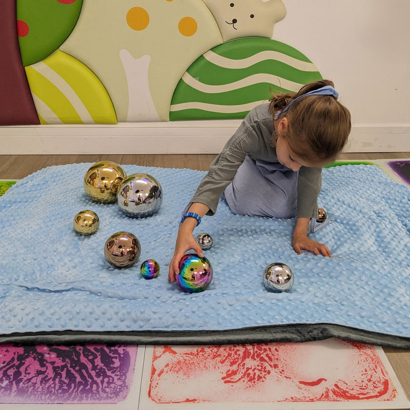 Reflective Sensory Spheres Set (10 Pc), Learning SPACE