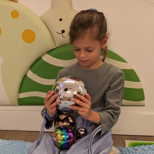 Reflective Sensory Spheres Set (10 Pc), Learning SPACE