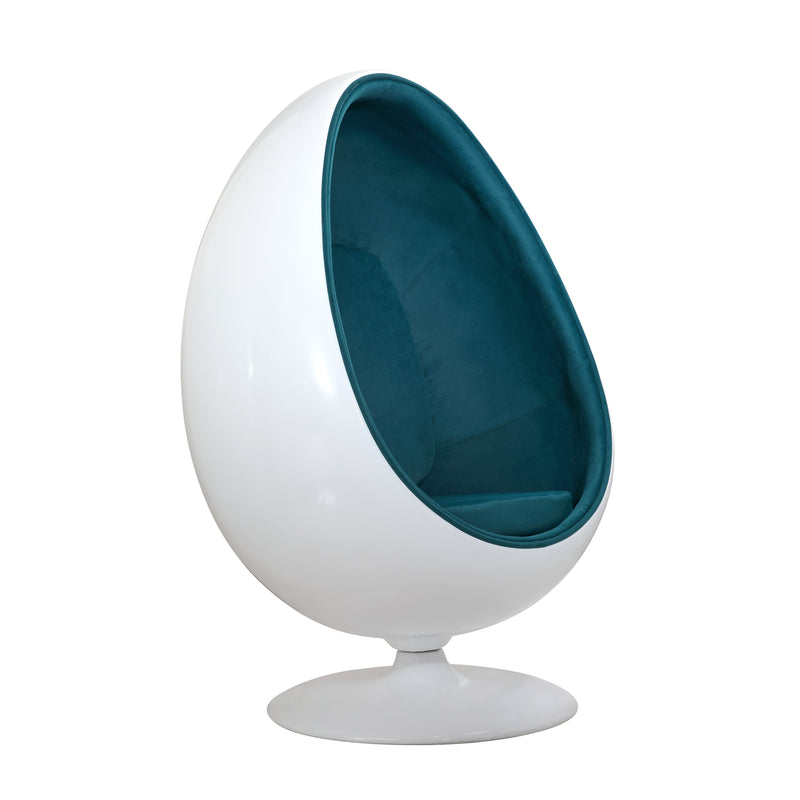 Retro Egg Pod Chair, Green Learning SPACE