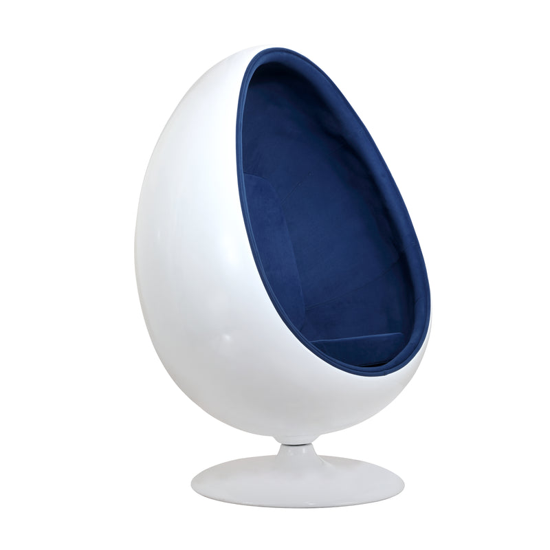 Retro Egg Pod Chair, Blue Learning SPACE