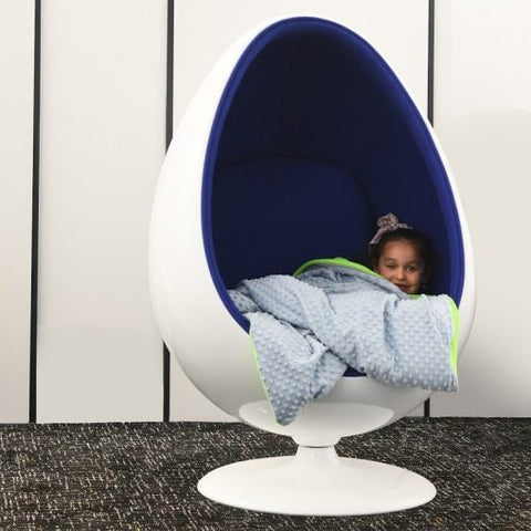 Retro Egg Pod Chair-Bean Bags & Cushions, Meltdown Management, Movement Chairs & Accessories, Nurture Room, pod, Reading Area, Seating, Stock, Wellbeing Furniture-Learning SPACE