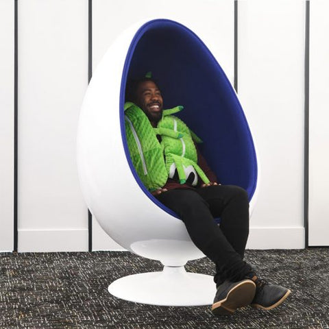 Retro Egg Pod Chair-Bean Bags & Cushions, Meltdown Management, Movement Chairs & Accessories, Nurture Room, pod, Reading Area, Seating, Stock, Wellbeing Furniture-Learning SPACE