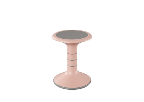 Ricochet Wobble Stool-Classroom Chairs,KI Europe,Movement Breaks,Movement Chairs & Accessories,Rocking,Seating,Vestibular,Wellbeing Furniture-400mm - (Age 8-11)-Rose Blossom-Ricochet-3-Rose-Learning SPACE