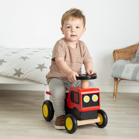 Ride On Tractor-Baby Toys,Baby Wooden Toys,Bigjigs Toys,Dropship,Ride & Scoot,Ride On's. Bikes & Trikes,Ride Ons,SCOTEXCEL,Wooden Toys-Learning SPACE