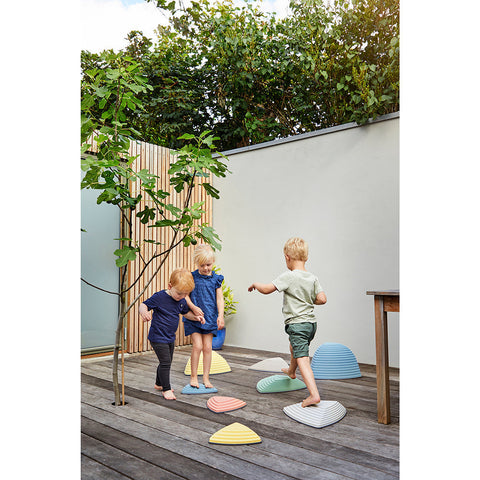 River Stones (SET OF 6) - Nordic-Additional Need, Gonge, Gross Motor and Balance Skills, Helps With, Stepping Stones-Learning SPACE