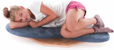 Rotating Bean Shaped Board - For Vestibular Movement-ADD/ADHD,AllSensory,Autism,Bounce & Spin,Calming & Anxiety,Cause & Effect Toys,Down Syndrome,Helps With,Neuro Diversity,Playlearn,Sensory Seeking,Stock,Stress Relief,Vestibular-Learning SPACE