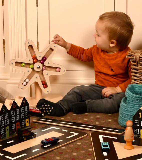 Rotating Bell Flower - Sensory Toy for Babies & Toddlers, Learning SPACE