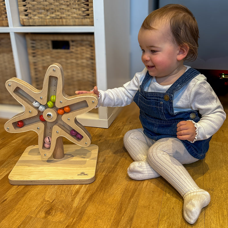 Rotating Bell Flower - Sensory Toy for Babies & Toddlers, Learning SPACE