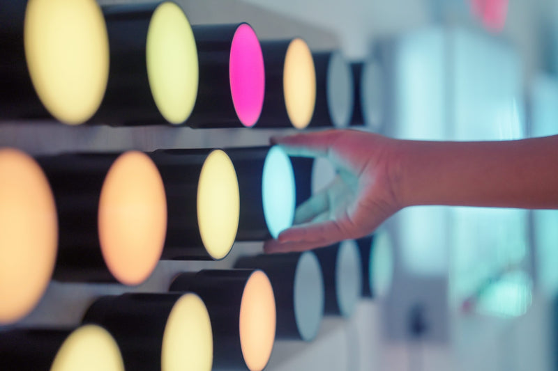 Rotating Colour Spectrum Light Panel, Learning SPACE