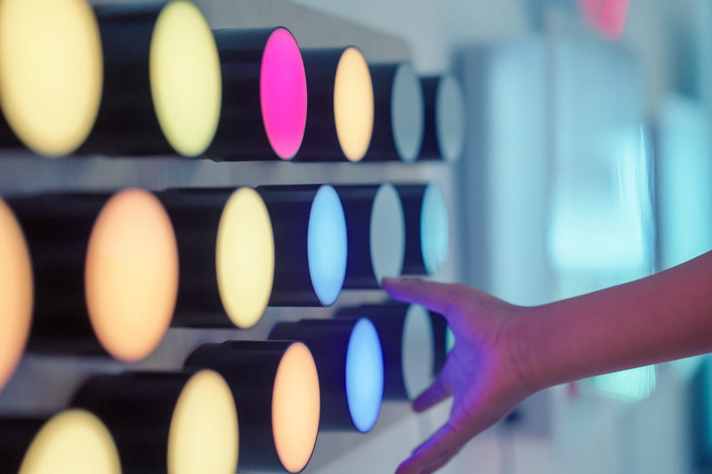 Rotating Colour Spectrum Light Panel, Learning SPACE