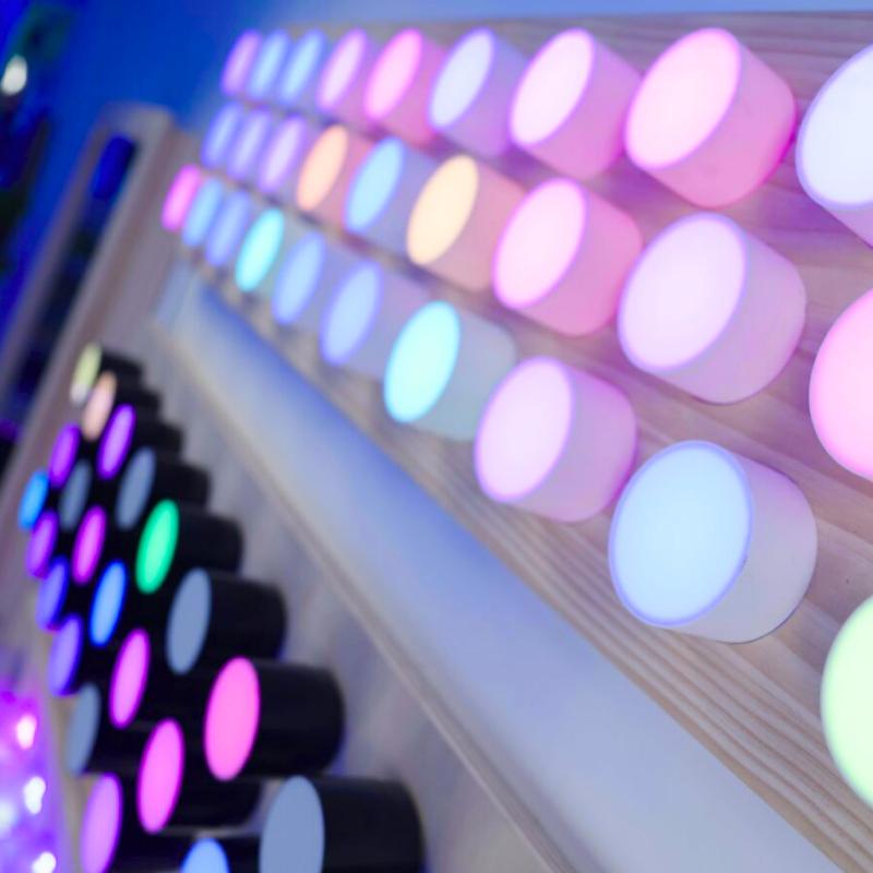 Rotating Colour Spectrum Light Panel, Learning SPACE