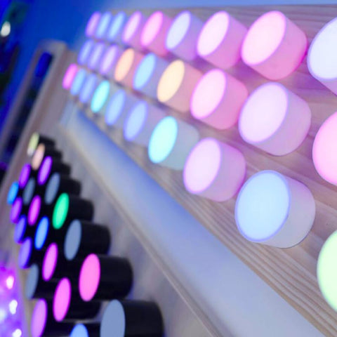 Rotating Colour Spectrum Light Panel, Learning SPACE