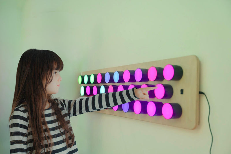 Rotating Colour Spectrum Light Panel, Learning SPACE