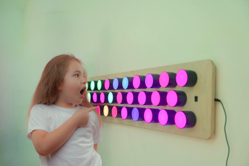 Rotating Colour Spectrum Light Panel, Learning SPACE