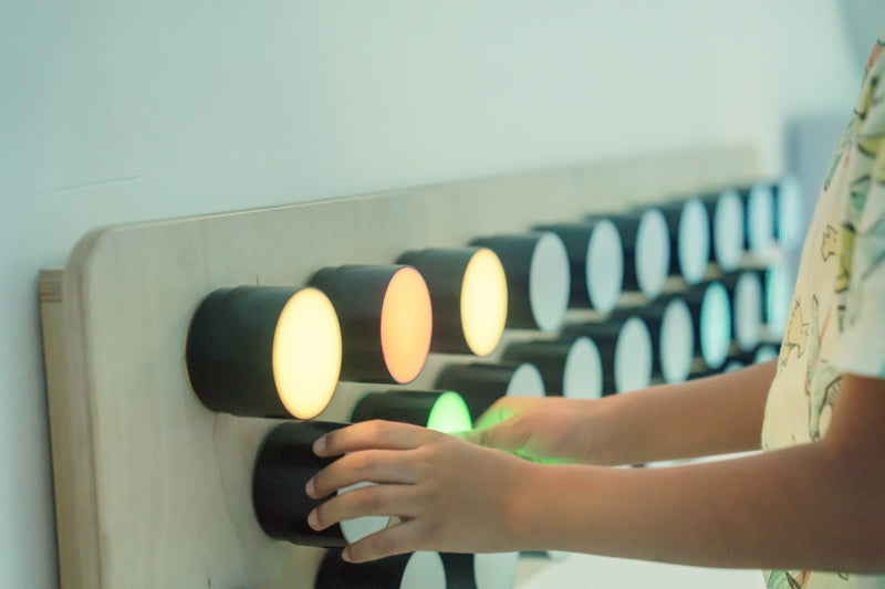 Rotating Colour Spectrum Light Panel, Learning SPACE